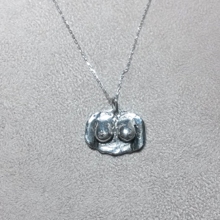 boobs necklace