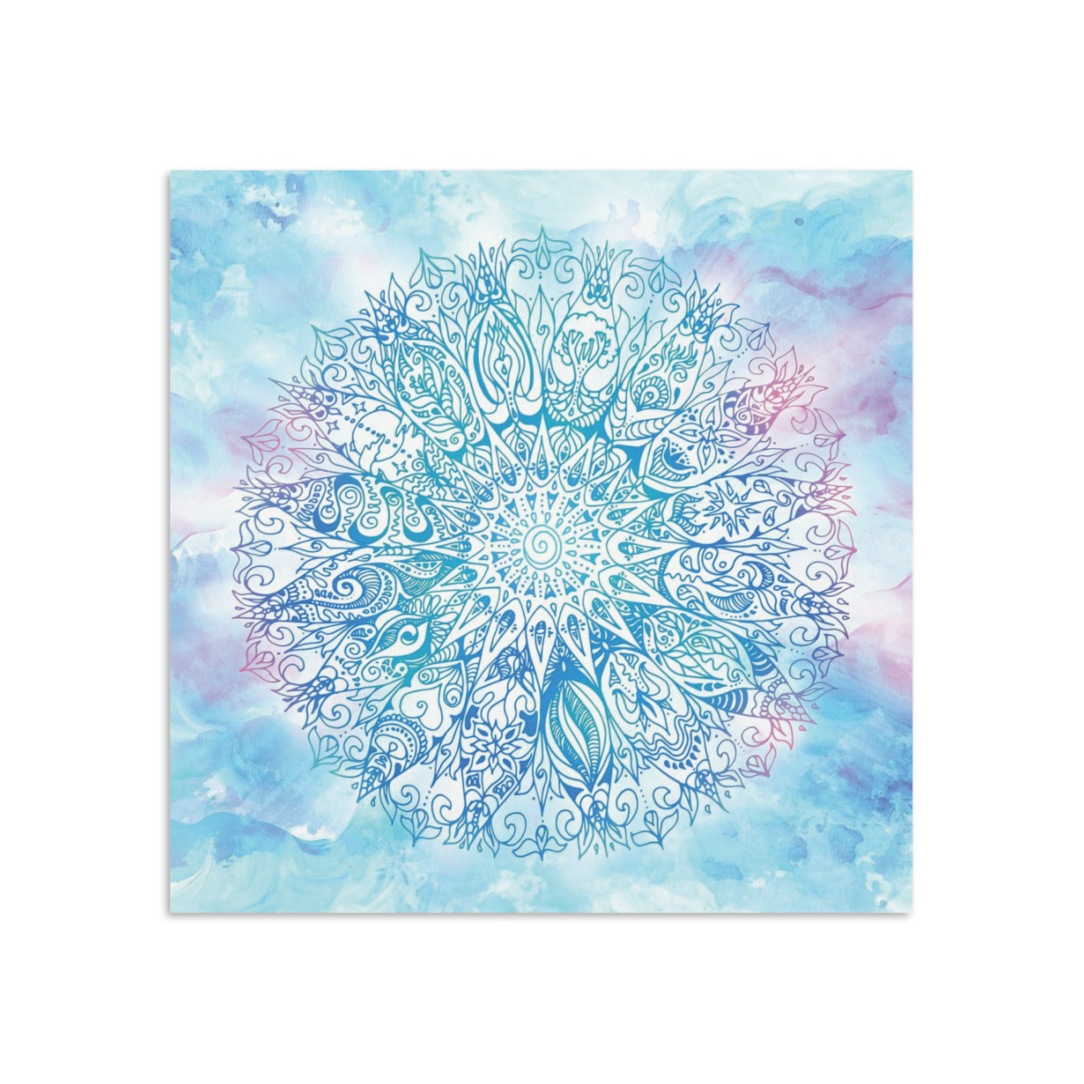 mandala blue