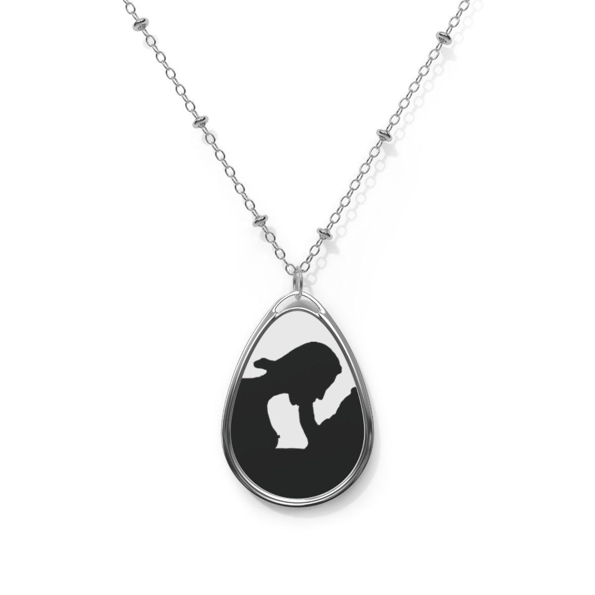 Silhouette Oral Sex Necklace