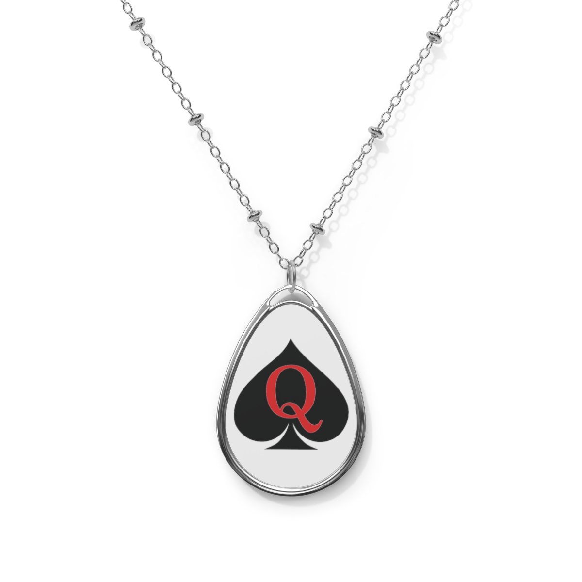 Queen Of Spades Necklace