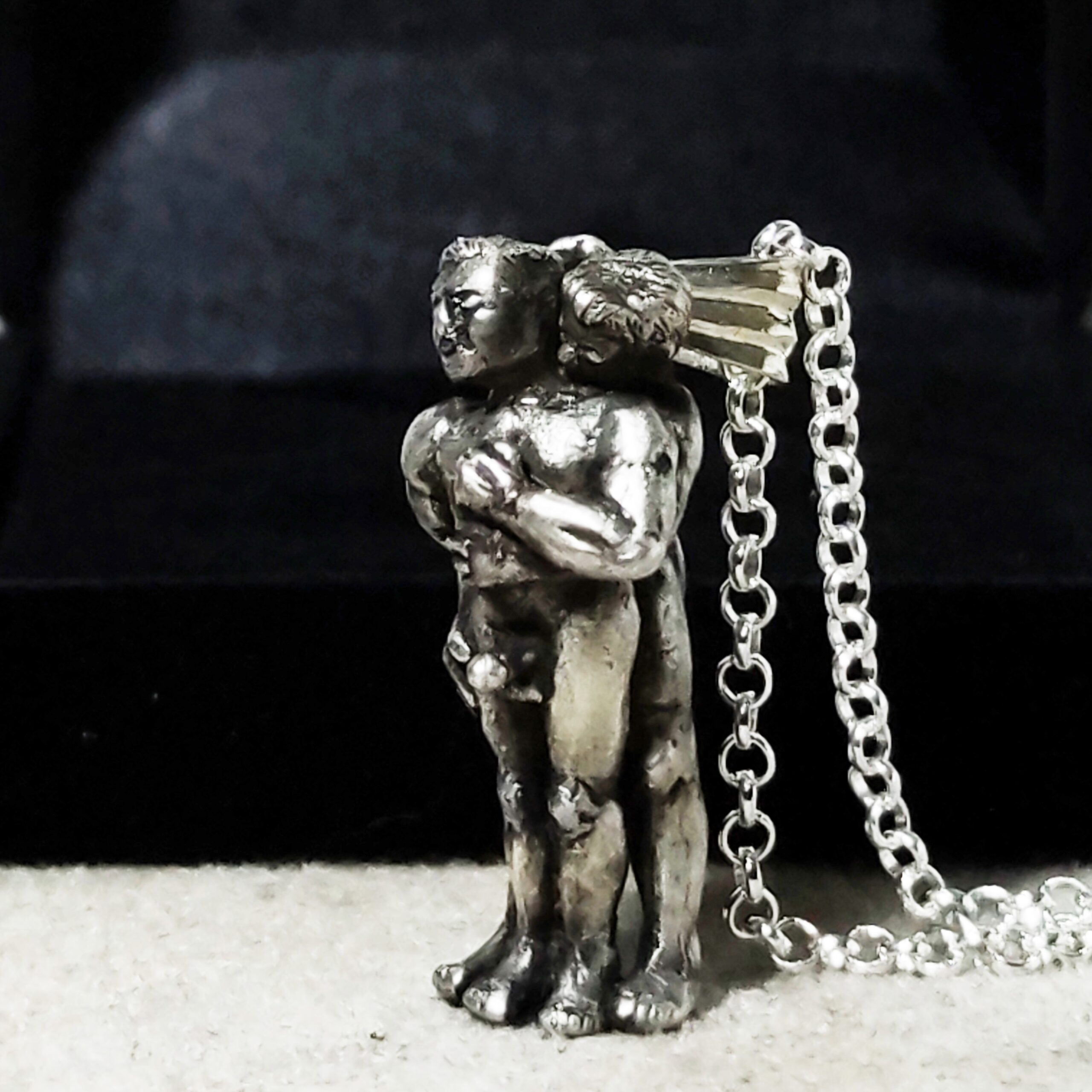 Gay Kiss Necklace