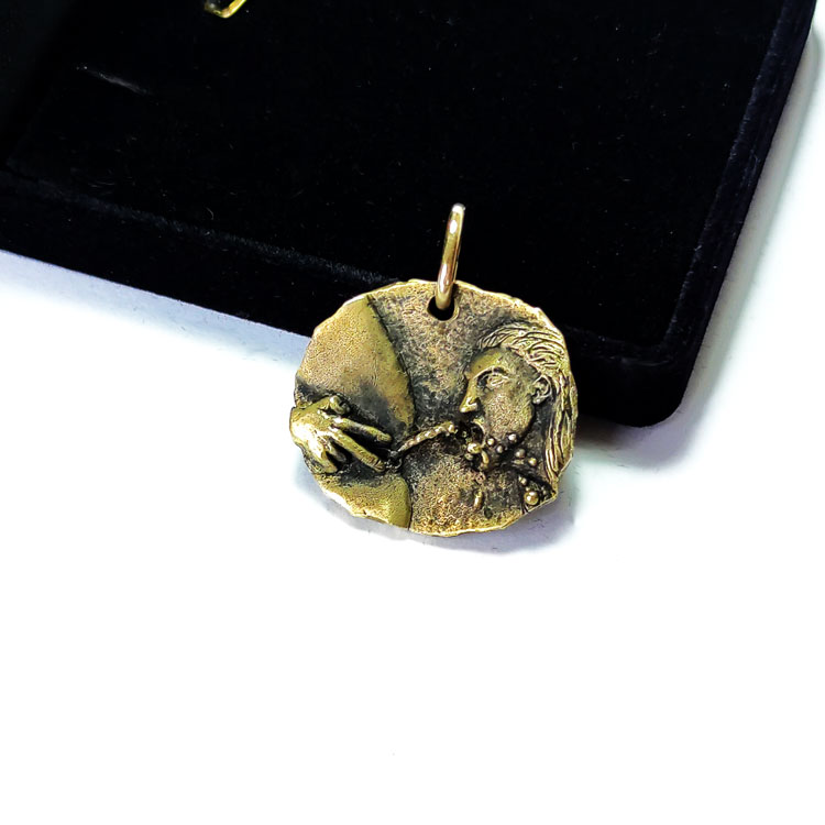 Pissing Girl Pendant