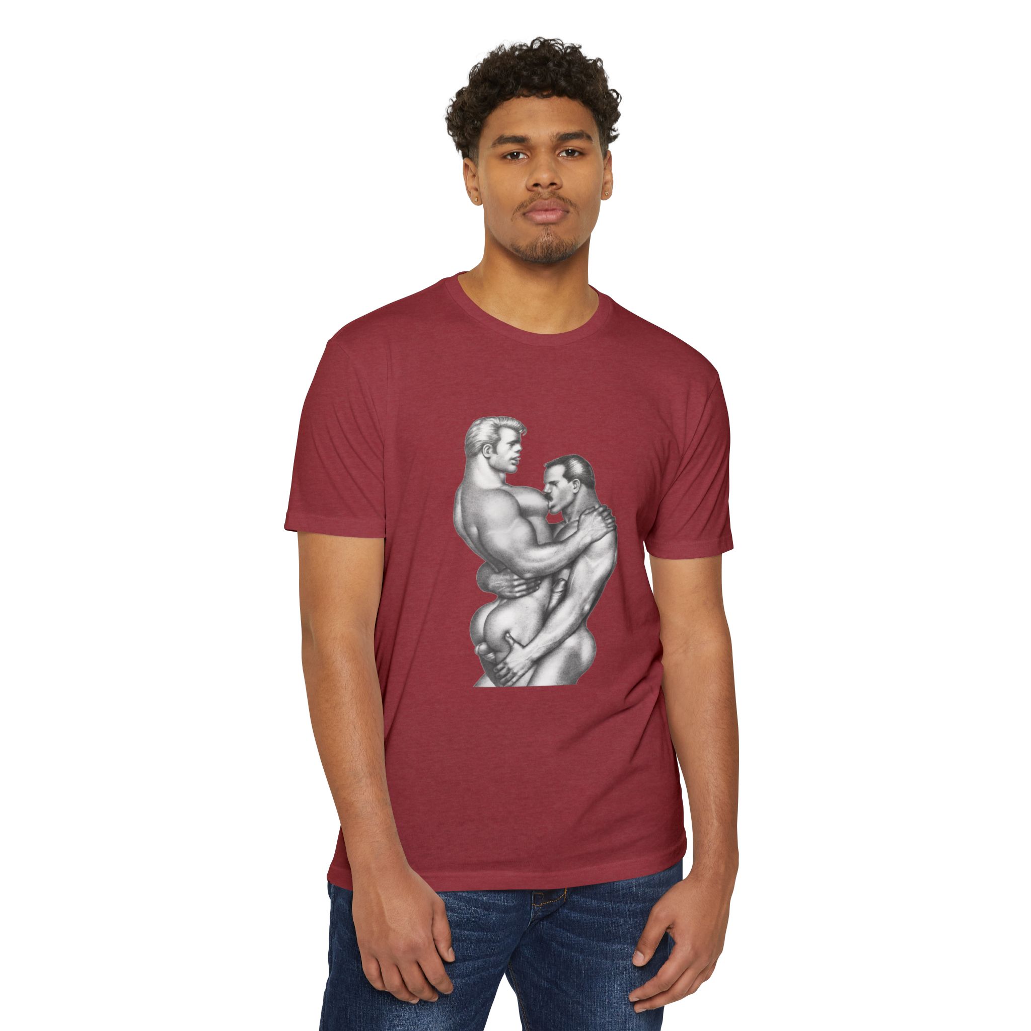 Gay TShirt , Gift For Men, pride tshirt, retro man tshirt ,Tom Of Finland Couples
