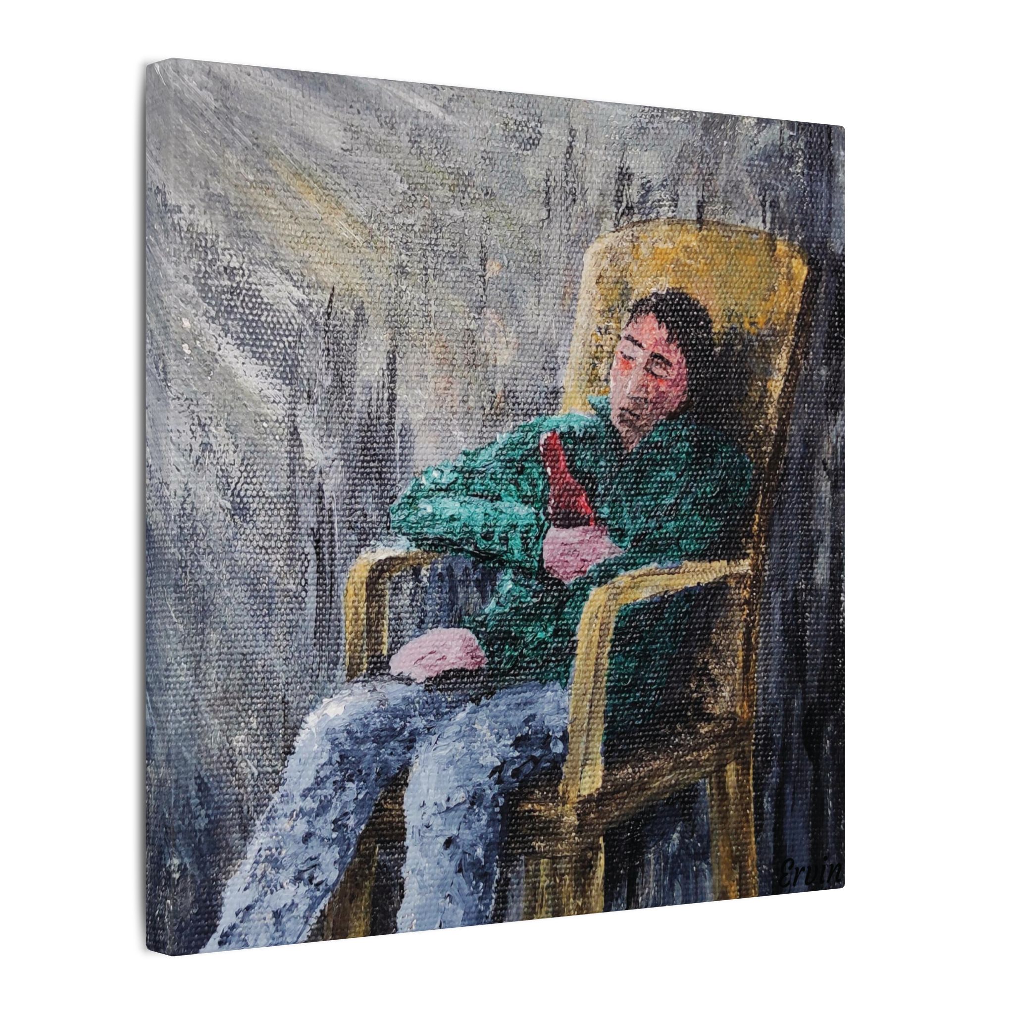 1337531069191717591_2048.jpeg Drunk Man Wall Decor ,  Drunken Solitude ,  Home Decoration 12''x 12'' (30 x 30 CM)