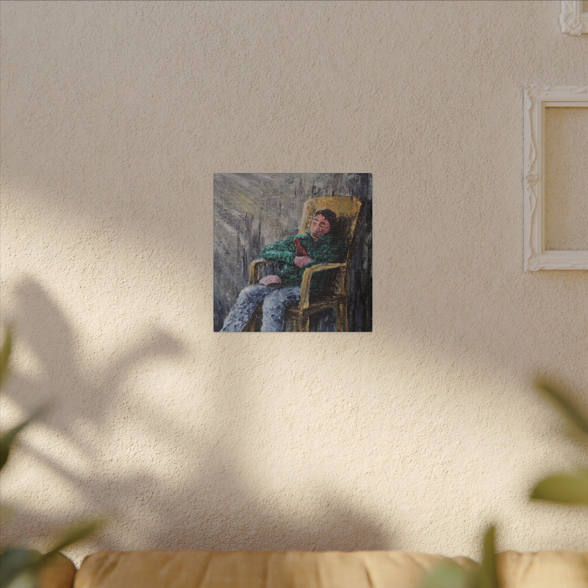 14147322123881473094_2048.jpeg Drunk Man Wall Decor ,  Drunken Solitude ,  Home Decoration 12''x 12'' (30 x 30 CM)