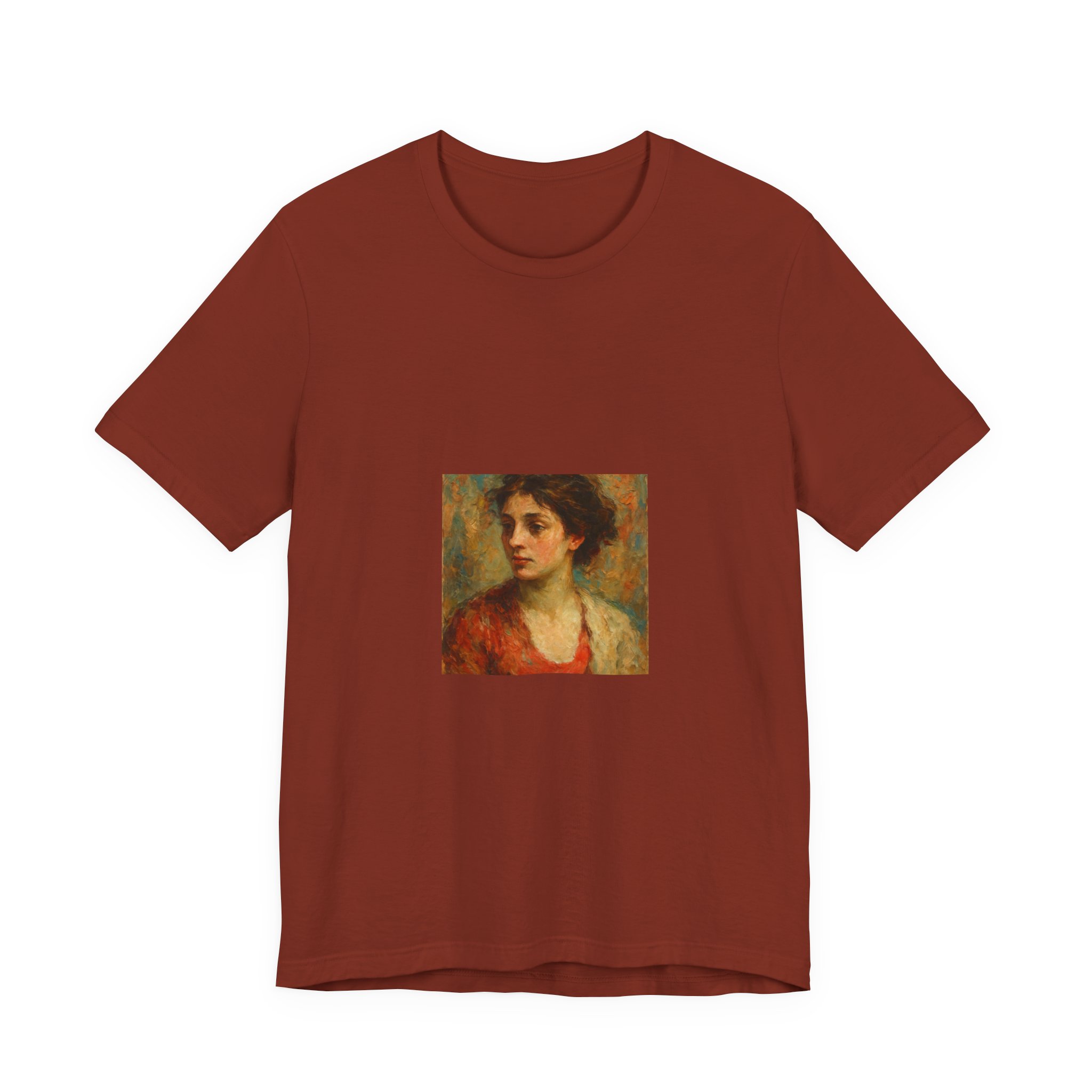 Vintage Style Woman Portrait T-Shirt Gift For Her