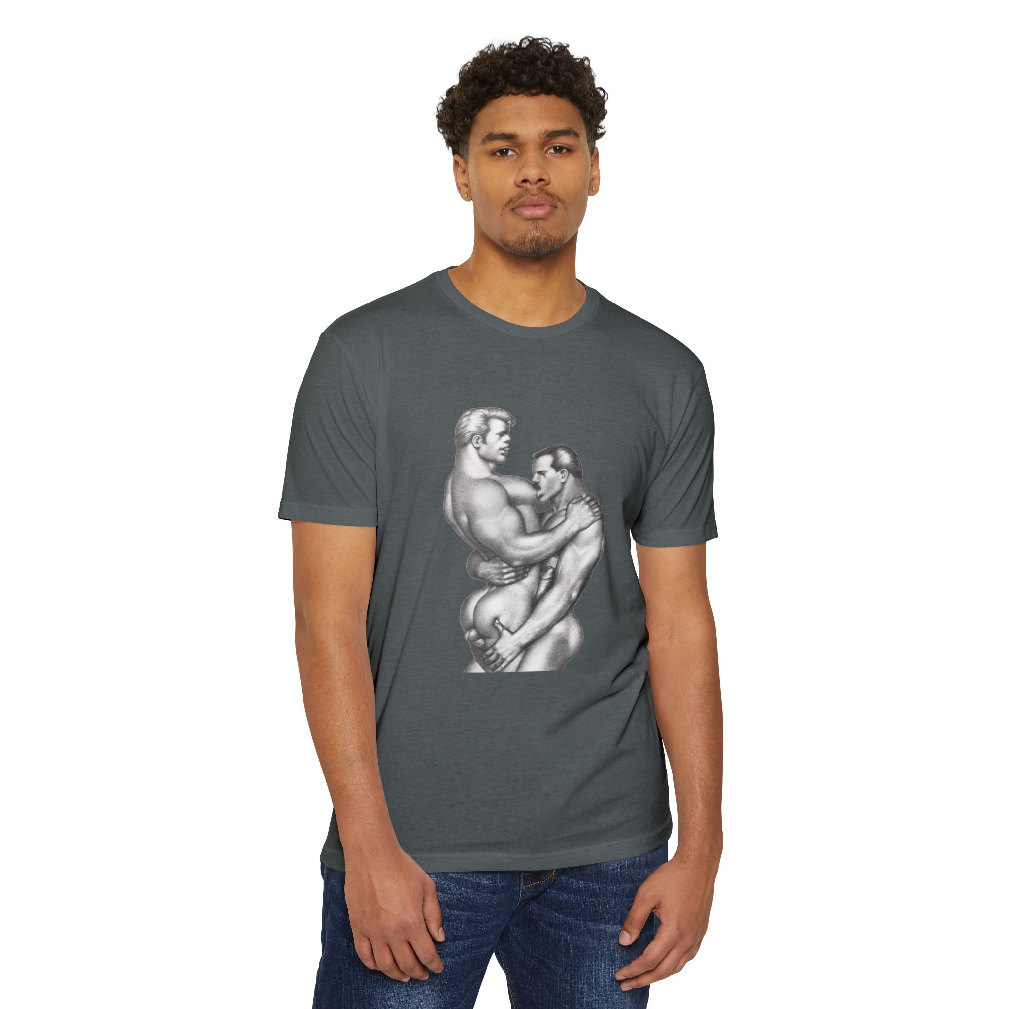 Gay TShirt , Gift For Men, pride tshirt, retro man tshirt ,Tom Of Finland Couples