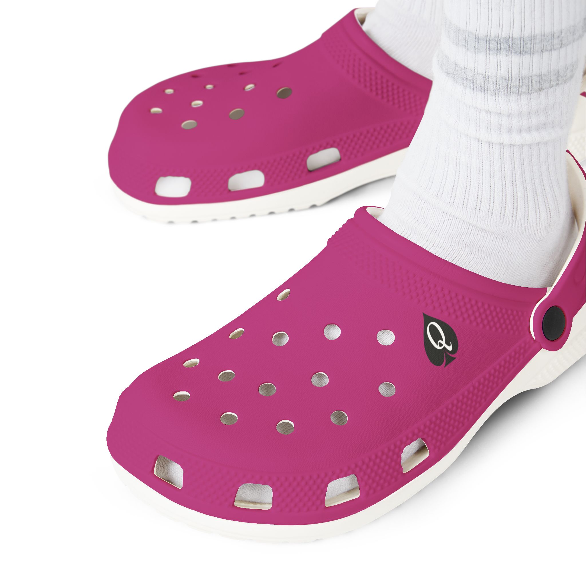 Queen Of Spades Clogs