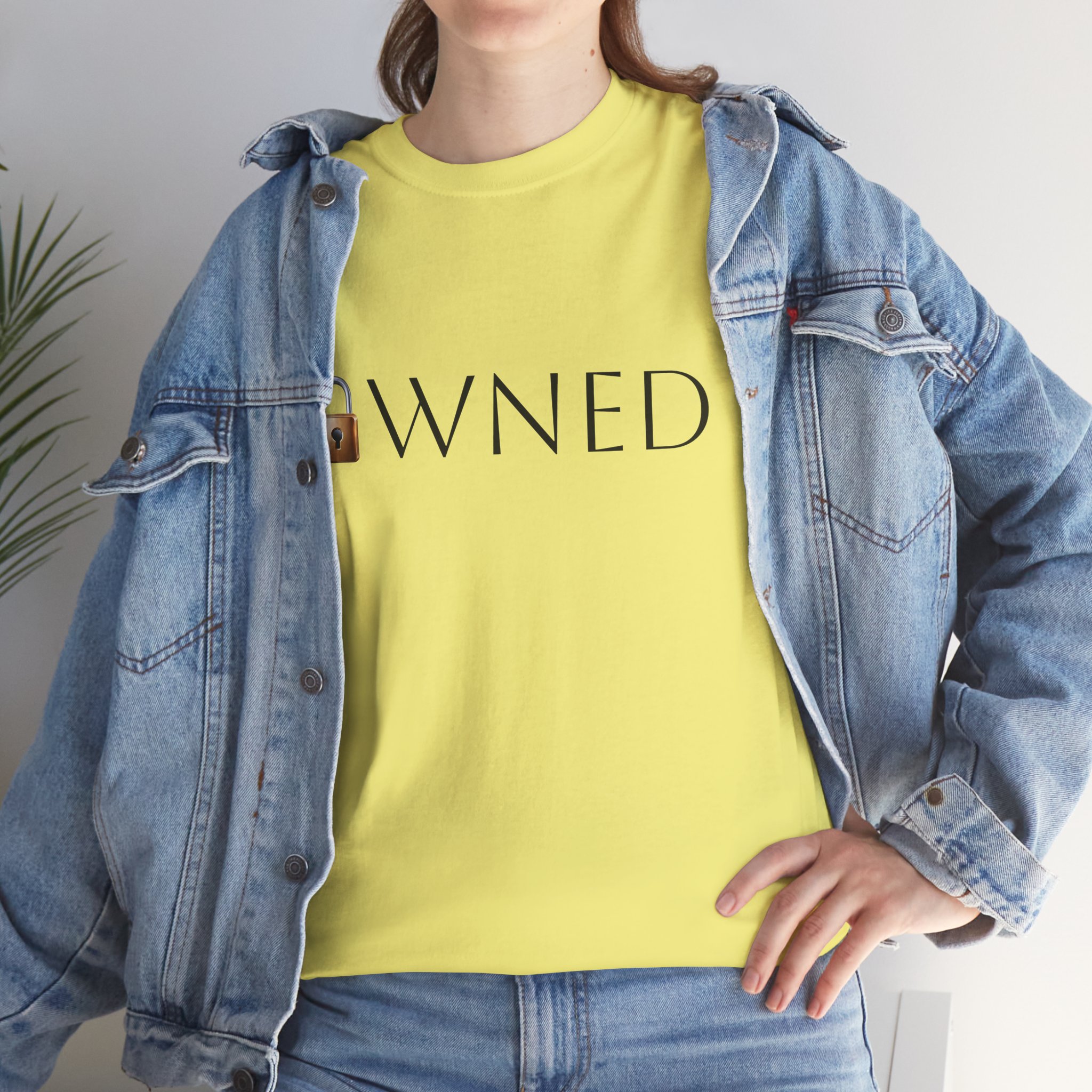 Owned Tshirt Heavy Cotton Submissive Tee