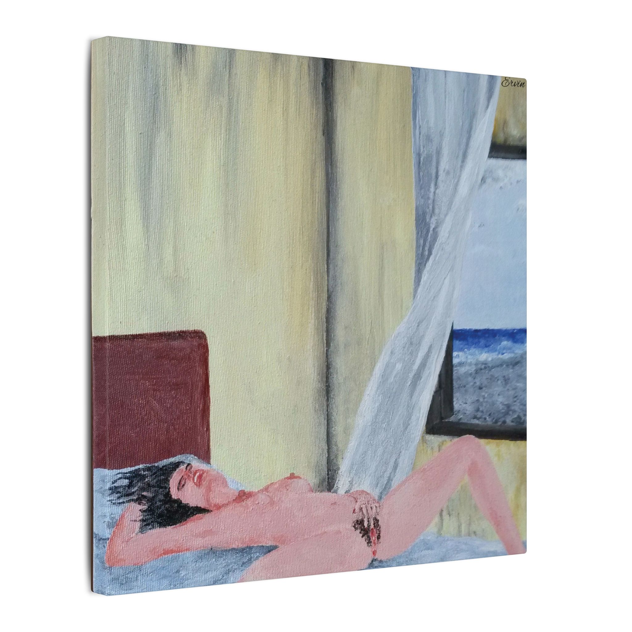 Sex Wall Decor,  Morning Orgasm, Home Decoration , Sexual Wall Art 12''x 12'' (30 x 30 CM)