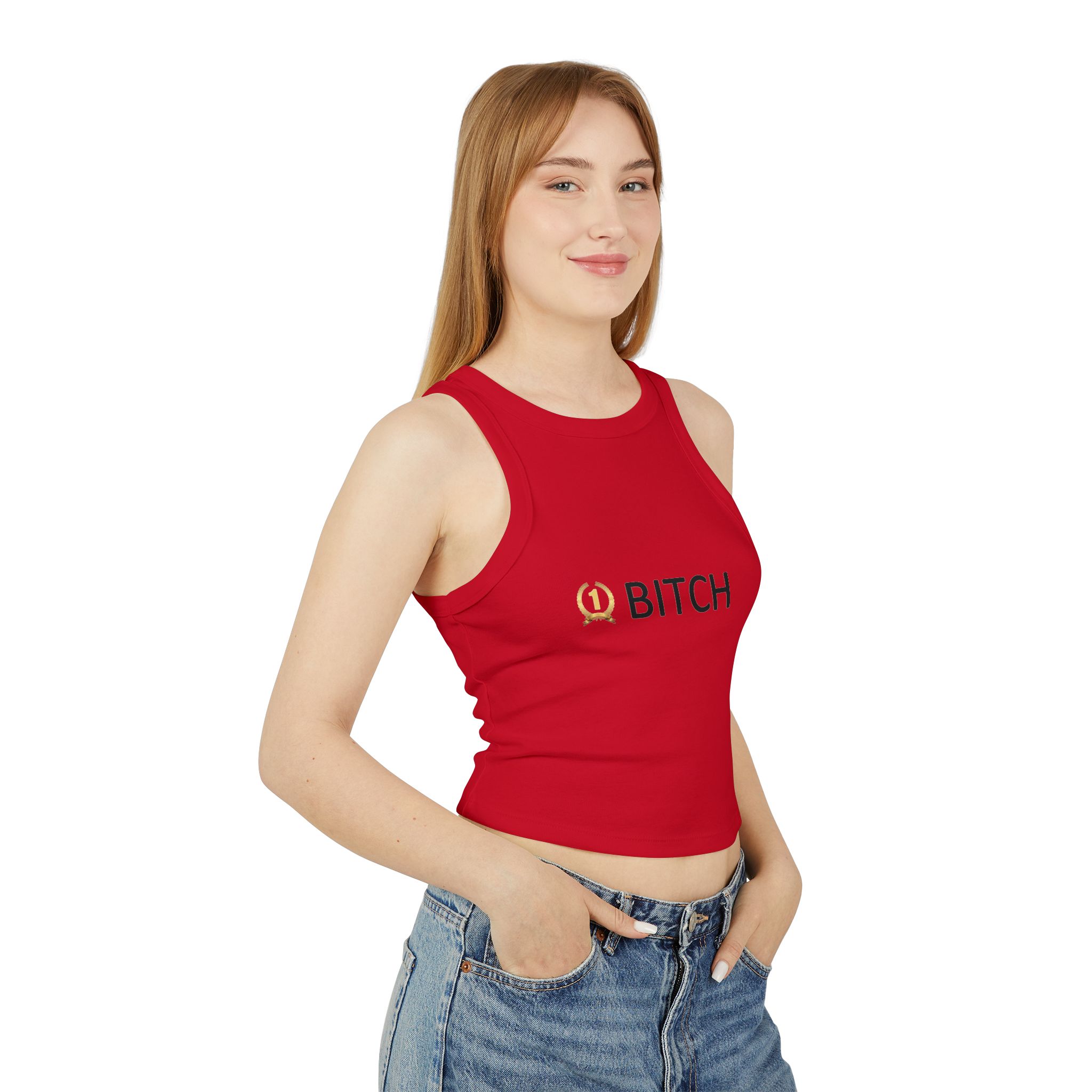 Bitch Tank Top Women's Crop Top Gift for Her